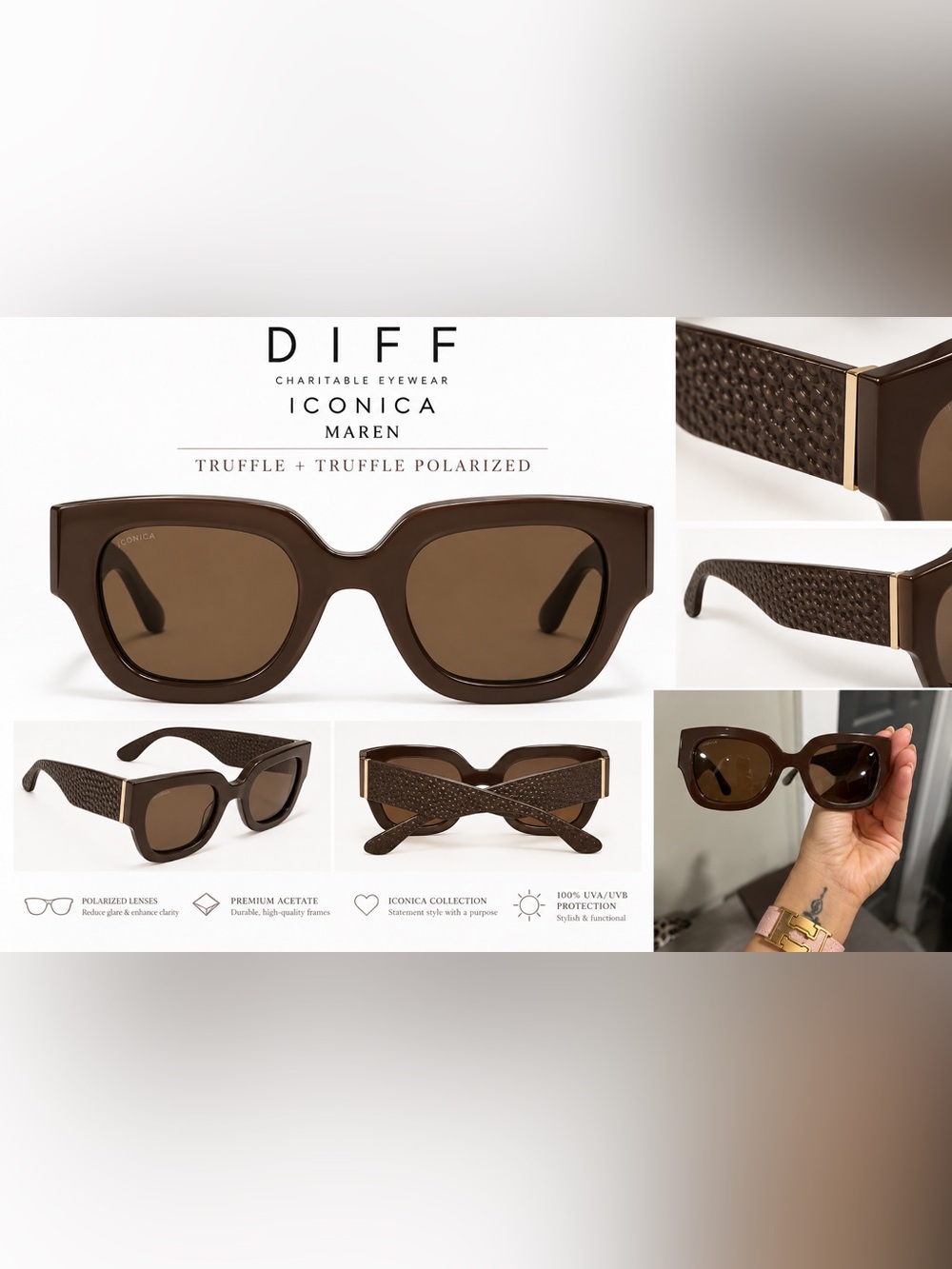 Iconica Maren Women's Sunglasses — Truffle Brown